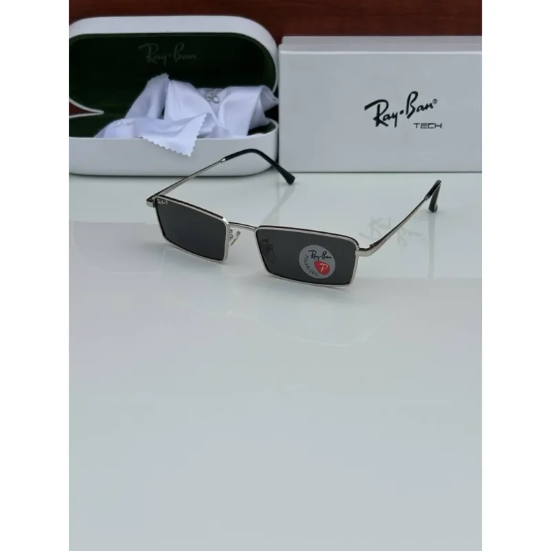 Stylish Rayban Sunglasses Silver Black (CSO1773)