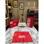 Trendy Diesel Glossy Shoulder Bag With Box & Dust Bag For Women (FT991)