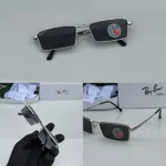 Stylish Rayban Sunglasses Silver Black (CSO1773)