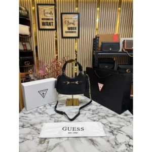 Trendy Guess Faux Leather Handbag With Box & Dust Bag For Women (FT994)