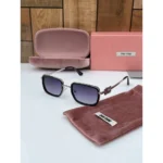Stylish Miu Miu Sunglasses Silver Black (CSO1777)