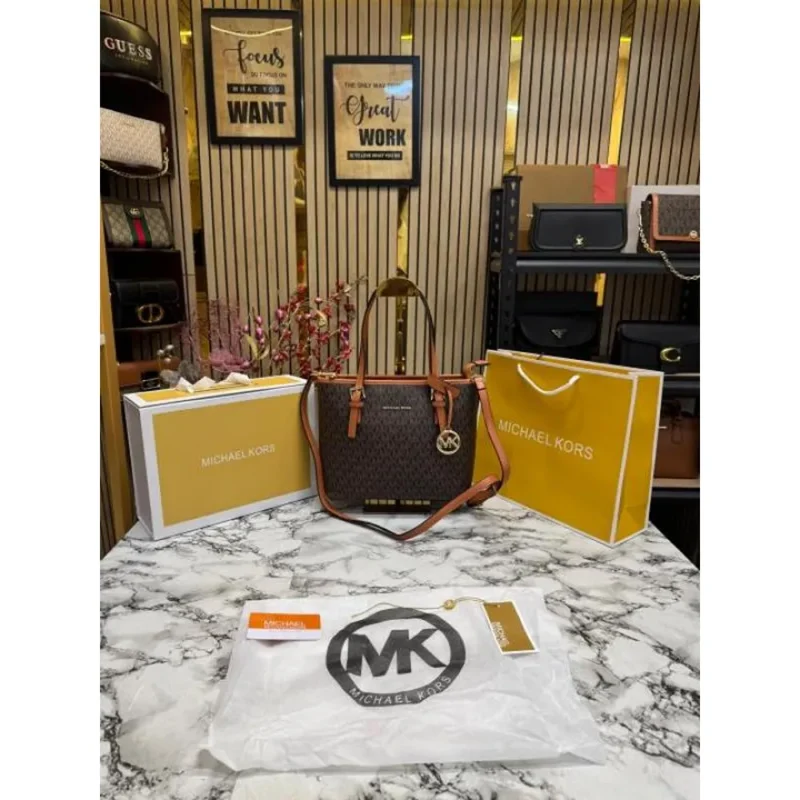 142-9.webp Trendy Michael Kors Handbag With Box & Dust Bag For Women (FT996)