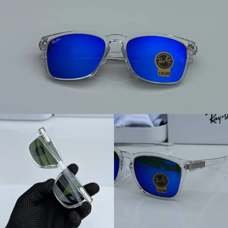 Stylish Rayban Sunglasses Transparent Blue (CSO1781)