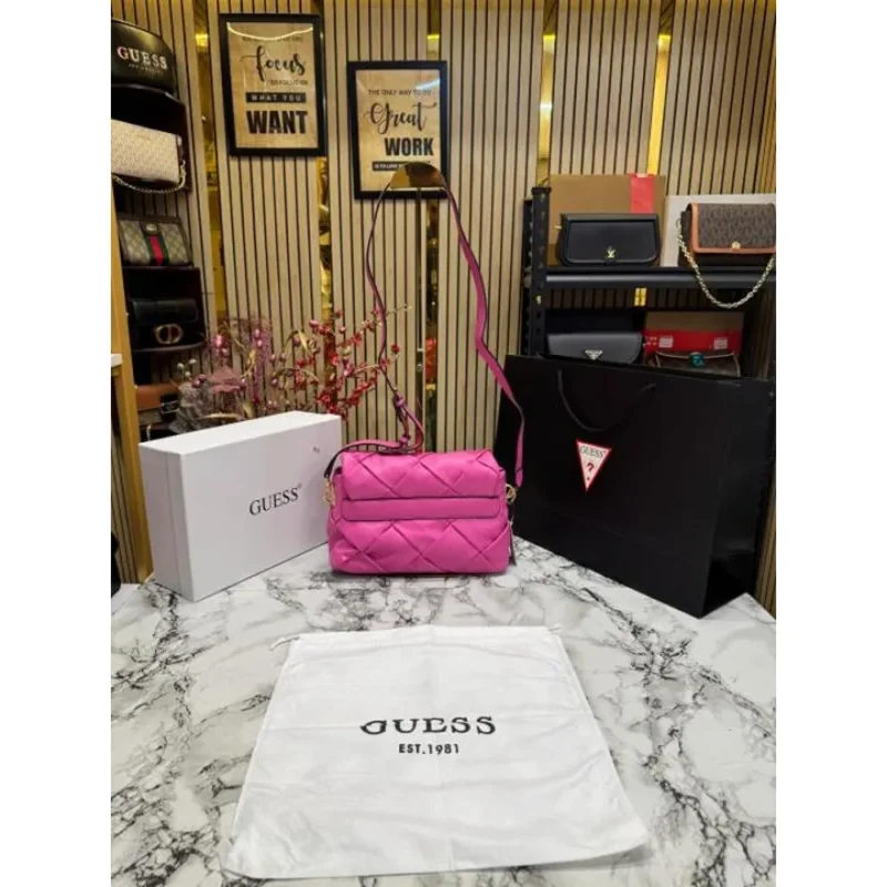Trendy Guess Crossbody Bag With Box & Dust Bag For Women (FT1002)