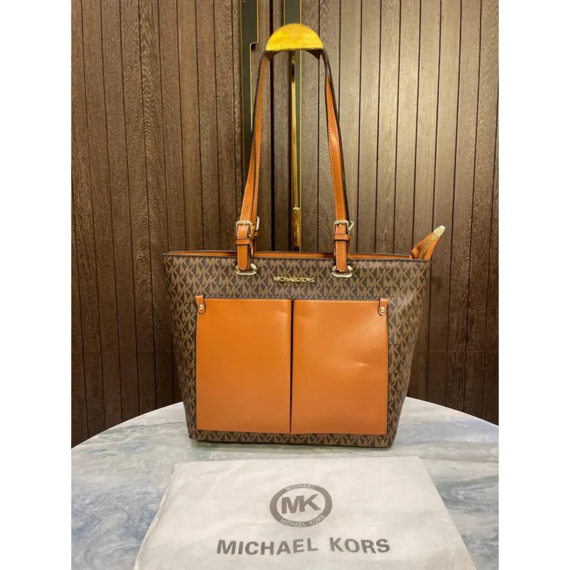 161-4.webp Stylish Michael Kors Tote Bag With Box For Women (CSO1521)