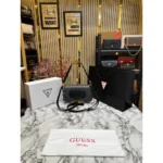 Trendy Guess Mietta Flap Shoulder Bag With Box & Dust Bag For Women (FT1005)