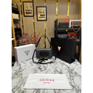 Trendy Guess Mietta Flap Shoulder Bag With Box & Dust Bag For Women (FT1005)