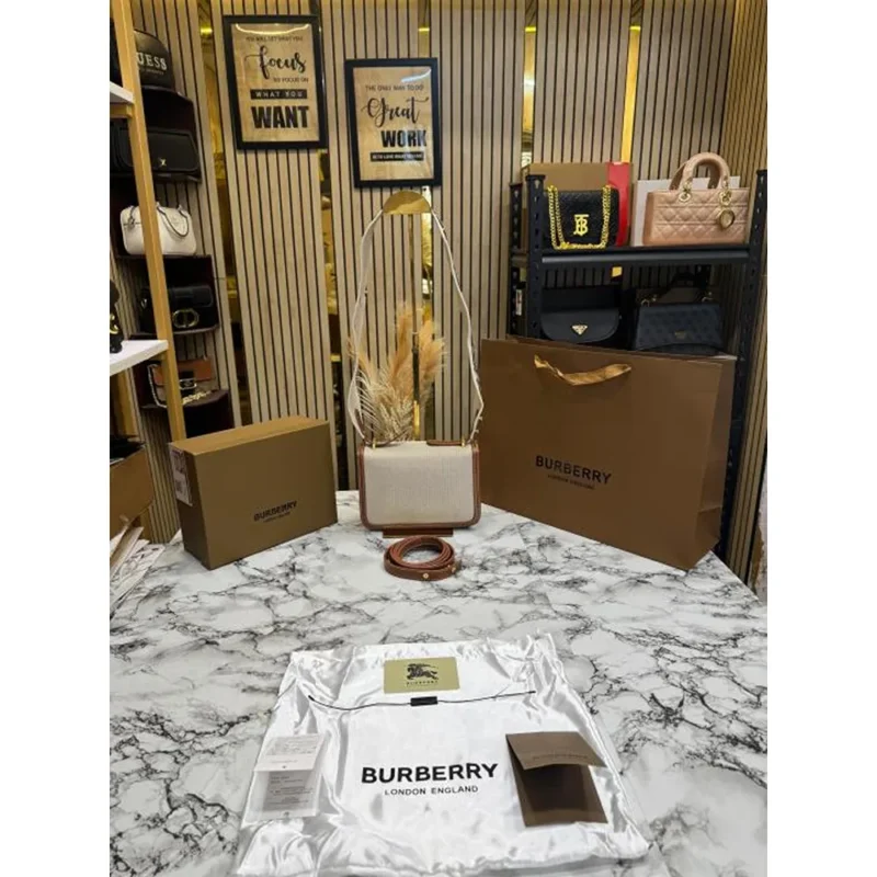 Premium Burberry Shoulder Bag With Box And Dust Bag For Women (SL1124)