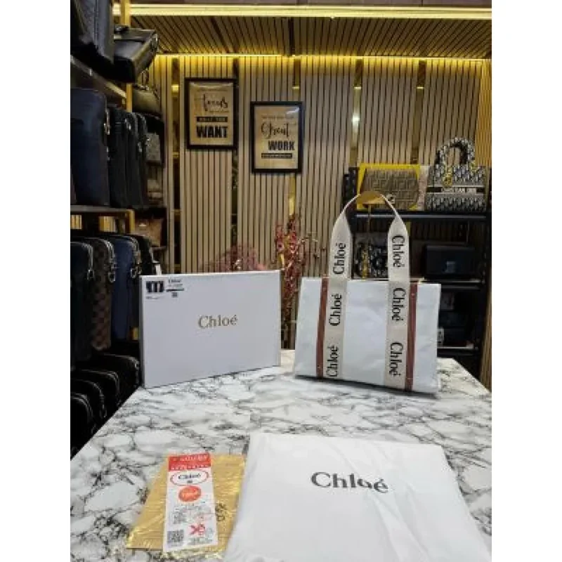 Premium Chloe Woody Tote Bag With Box And Dust Bag For Women (SL1126)
