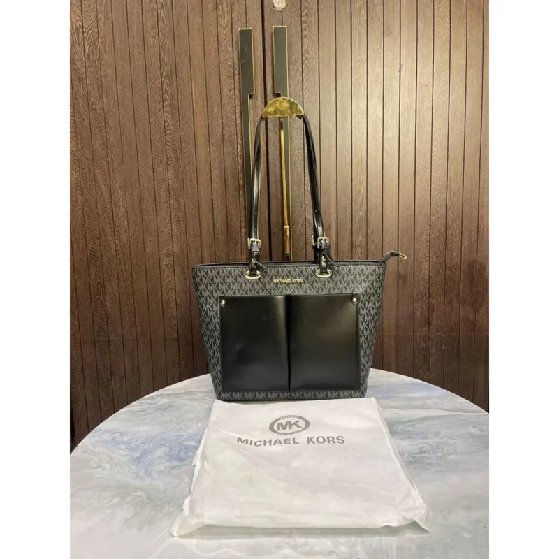 166-5.webp Stylish Michael Kors Tote Bag With Box For Women (CSO1522)