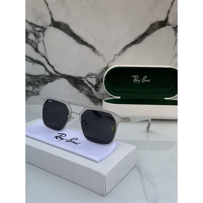 Stylish Rayban Sunglasses White Black (CSO1788)