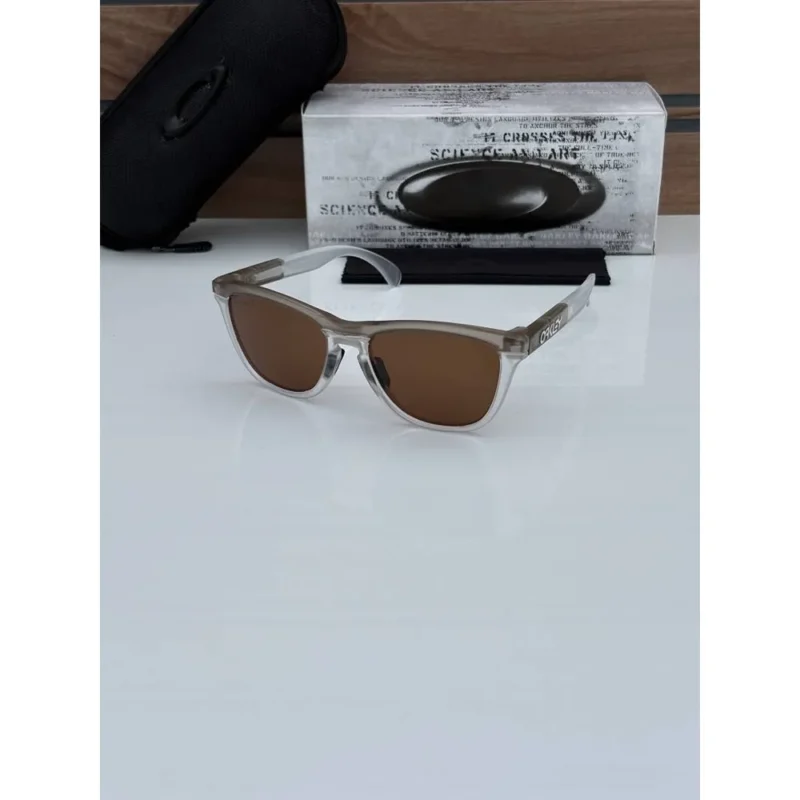 Stylish Oakley Sunglasses Transparent Brown (CSO1791)