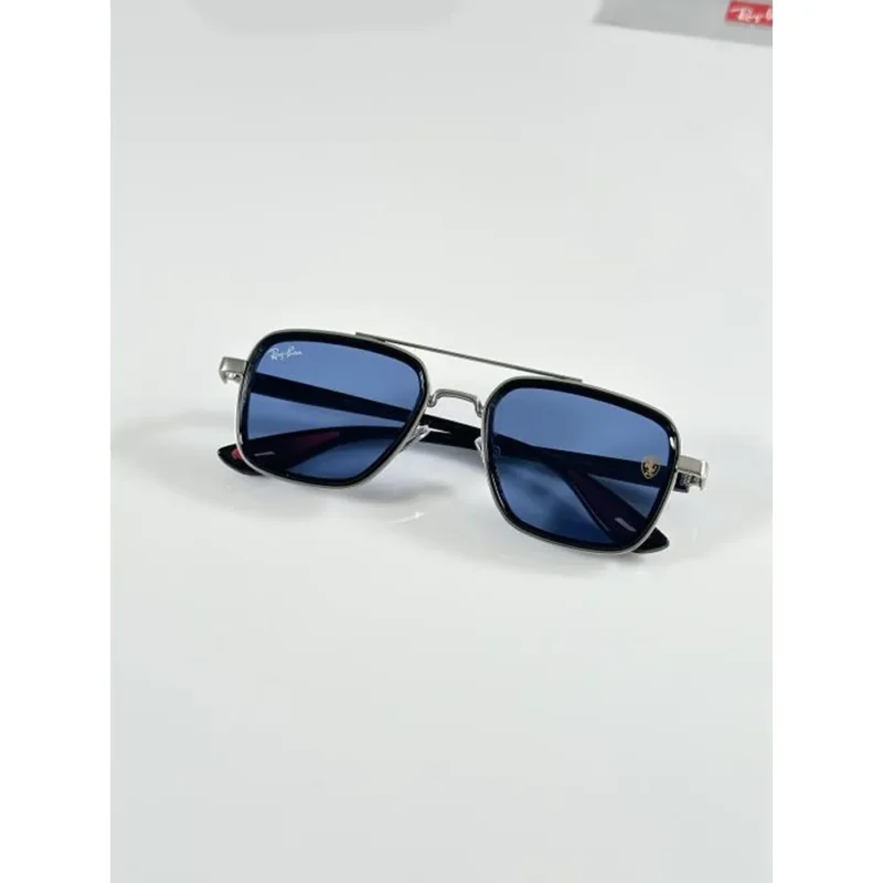 Premium Rayban Sunglasses 06 Silver Blue (SUP164)