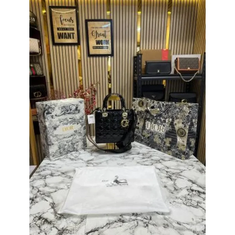 Premium  Christian Dior Tote Bag With Box Dust Bag For Women (SL1138)