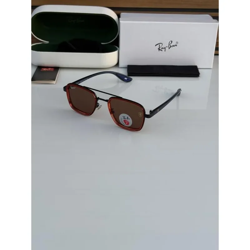 Premium Rayban Sunglasses Orange Brown (SUP170)