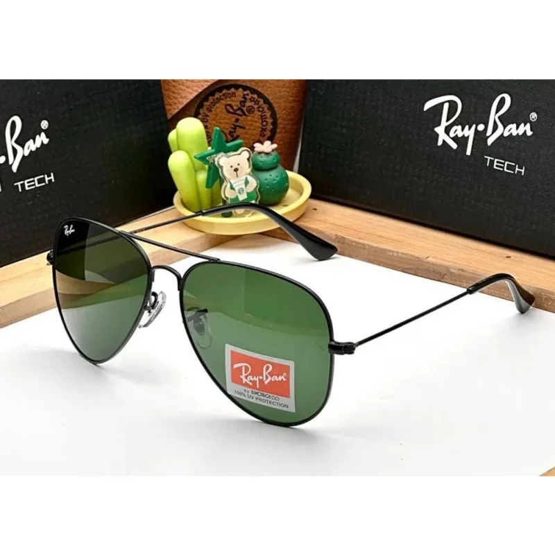 Stylish Rayban Sunglasses Black Green (CSO1802)