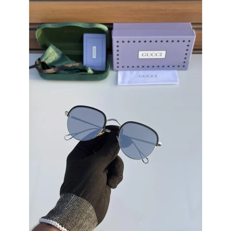 Premium Gucci Sunglasses 551 Silver Mercury (SUP172)