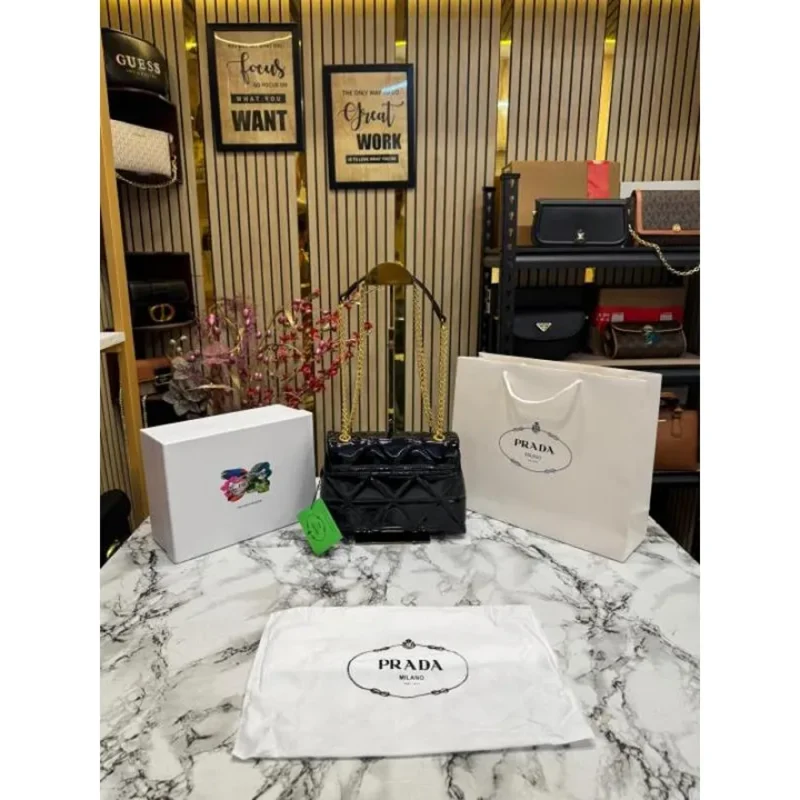 Premium Prada Shoulder Bag With Box Dust Bag For Women (SL1148)