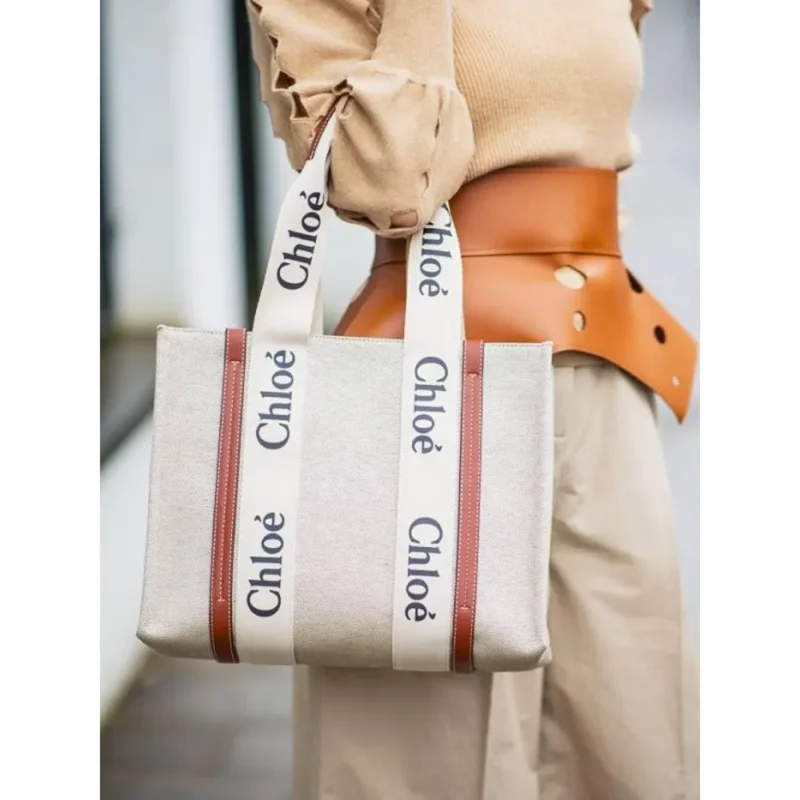 Chloe Canvas Handbag For Women (BOT2244)