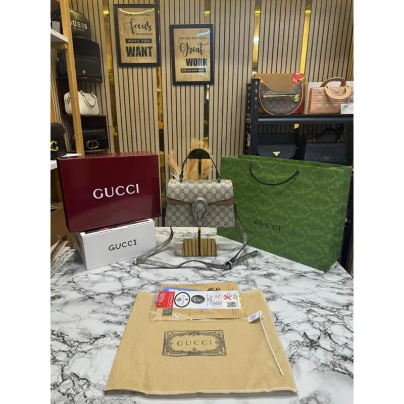 Premium Gucci Dionysus Tote Bag With Double Og Box Dust Bag For Women (SL1150)