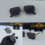 Stylish Dita Sunglasses Golden Black (CSO1826)
