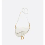 Premium Dior Saddle Small Bag White With Og Box For Women (SZ751)