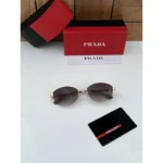 Stylish Prada Sunglasses Gold Brown (CSO1722)