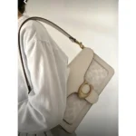Stylish Coach Tabby Bag White Parquet With Og Box & Dust Bag For Women (FT615)
