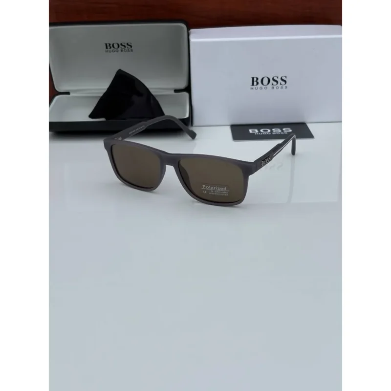 Stylish Hugo Boss Sunglasses Grey Brown (CSO1712)