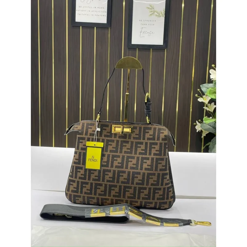 Stylish Fendi Peekabo Bag With Dust Box For Women (BOT1210)