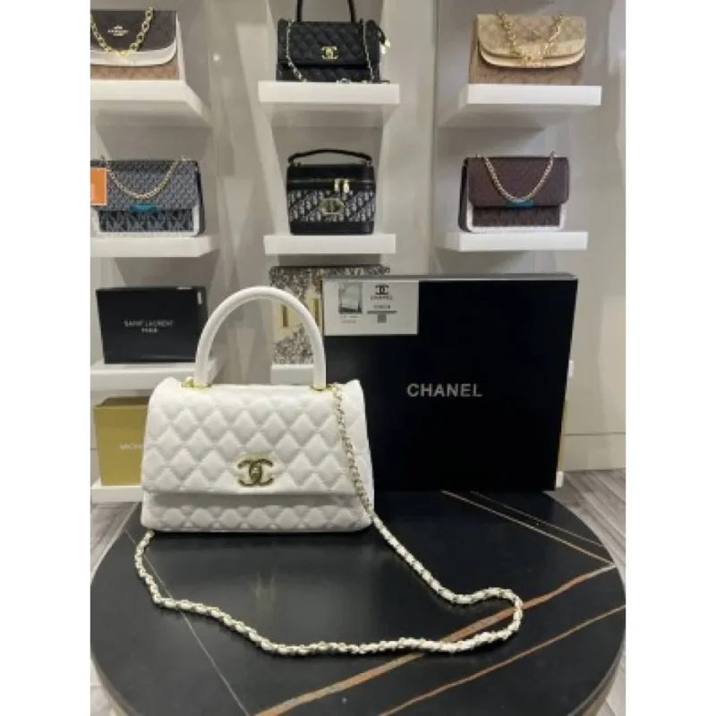 Stylish Chanel Top Handle Bag With Og Box For Women (BOT1211)
