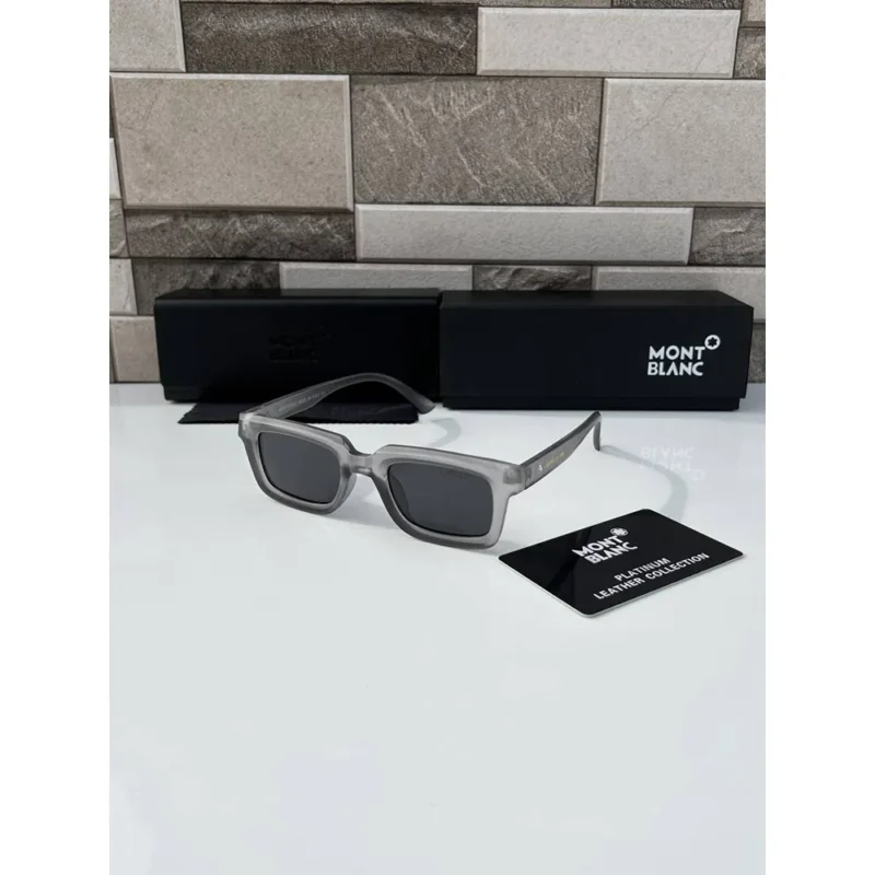 Stylish Mont Blanc Sunglasses Grey Black (CSO1727)