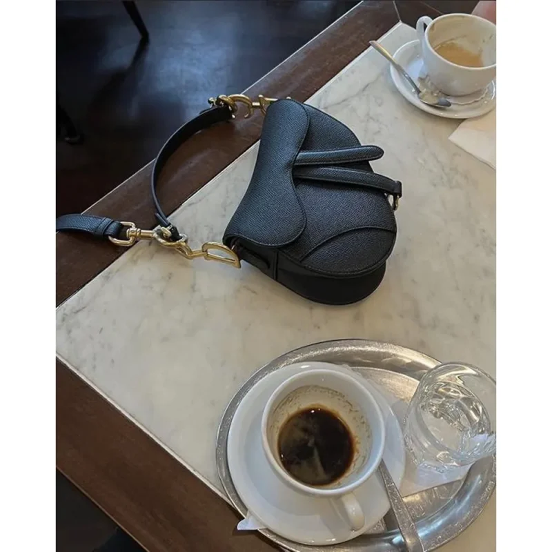 Premium Dior Saddle Small Bag Black With Og Box For Women (SZ754)