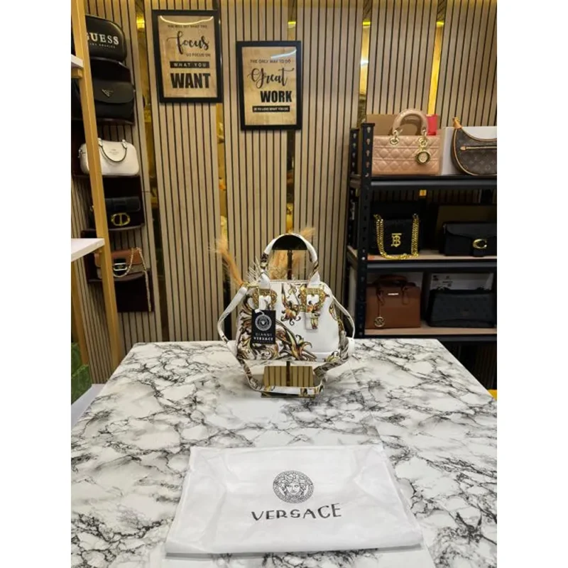 Stylish Versace Jeans Couture Shoulder Bag Logo-plaque With Dust Bag For Women (FT603)