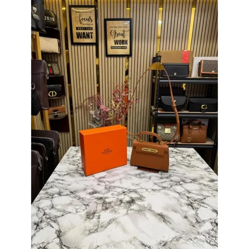 Stylish Hermes Kelly Handle Bag With Box For Women (FT1546)