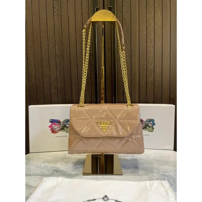 Trendy Prada Leather Shoulder Bag With Box For Women (FT951)