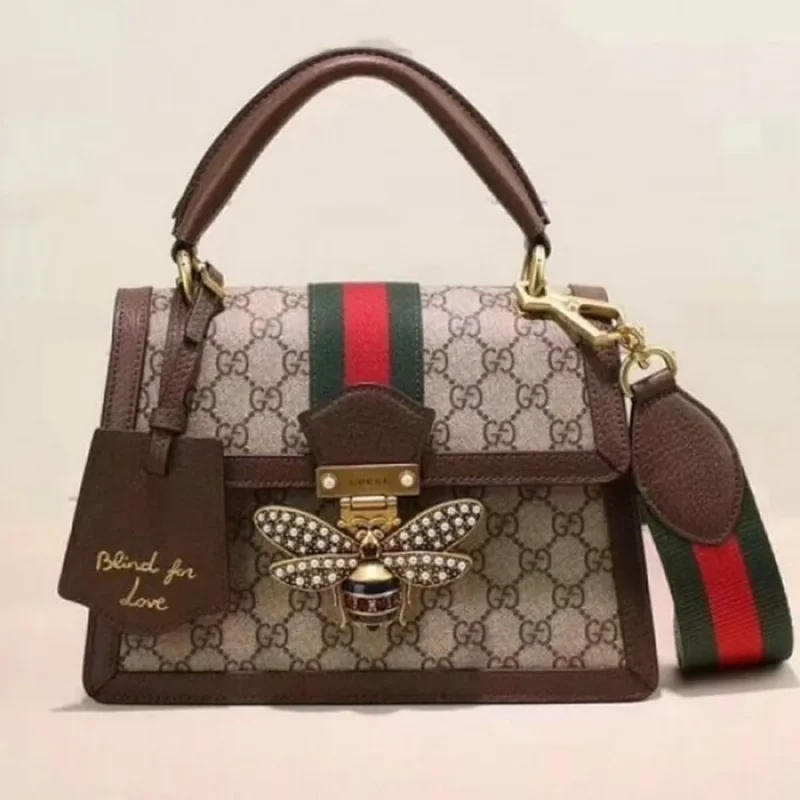 48-31.webp Trendy Gucci Queen Handbag With Dust Bag For Women (FT952)