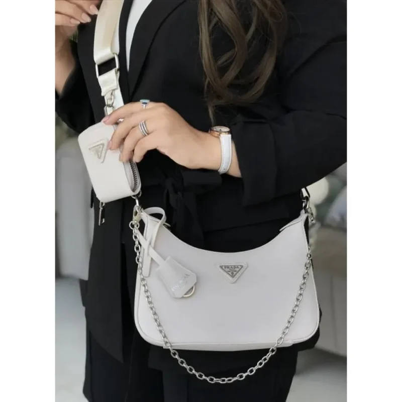 Trendy Prada Pochette Crossbody Bag With Og Box For Women (FT953)