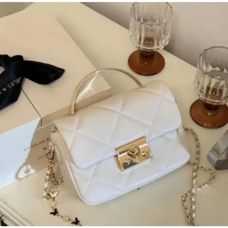 Premium Charles & Keith Top Handle Bag With Gift Box Packing For Women (TB76)