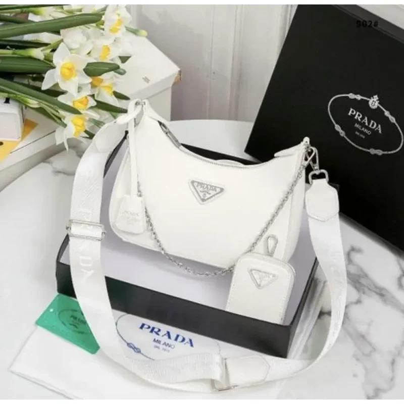 Trendy Prada Pochette Crossbody Bag With Og Box For Women (FT953)