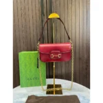 Premium Gucci Horsebit Small Shoulder Bag With Magnet Box For Women (SL1082)