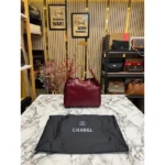 Trendy Chanel Handbag Gold Tone Metal Maroon For Women (FT961) (Copy)