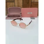 Stylish Miu Miu Sunglasses Gold Pink (CSO1746)