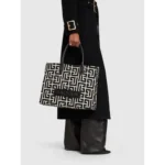 Premium Balmain Monogram Tote Bag With Dust Bag For Women (TB41)