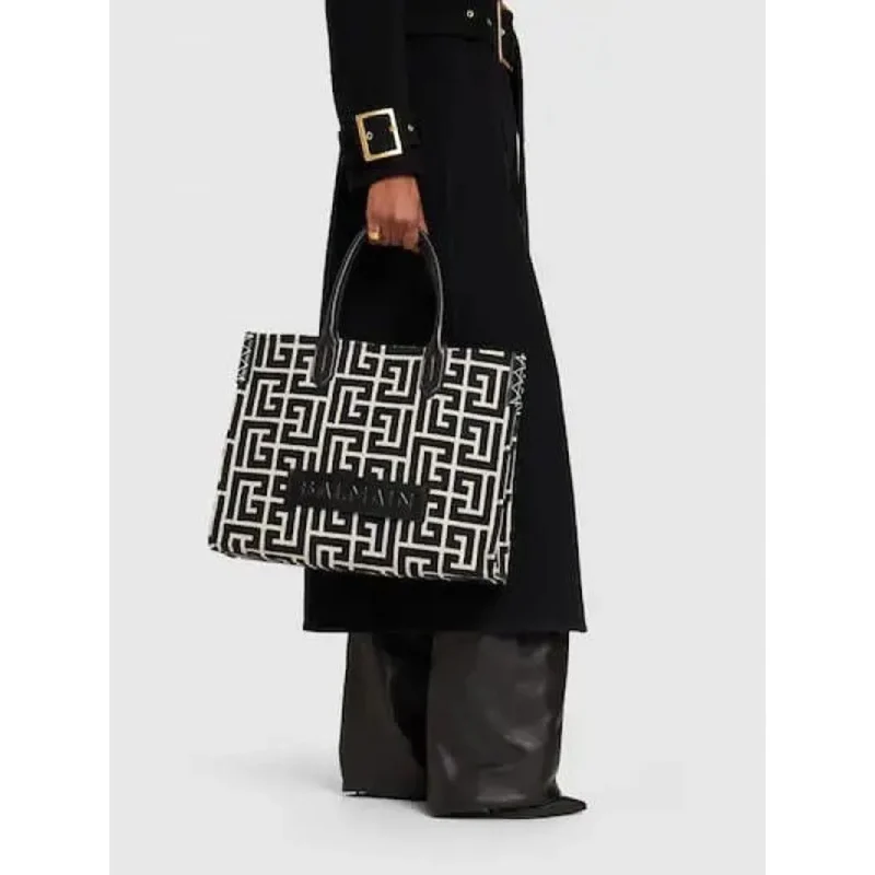 Premium Balmain Monogram Tote Bag With Dust Bag For Women (TB41)