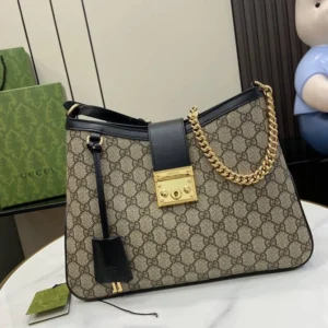 Trendy Gucci GG Padlock Shoulder Bag With Og Box & Dust Bag For Women (CSO1483)