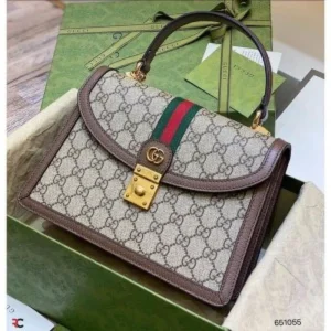 Premium Gucci Ophidia Top Handle Bag With Box For Women (TB48)
