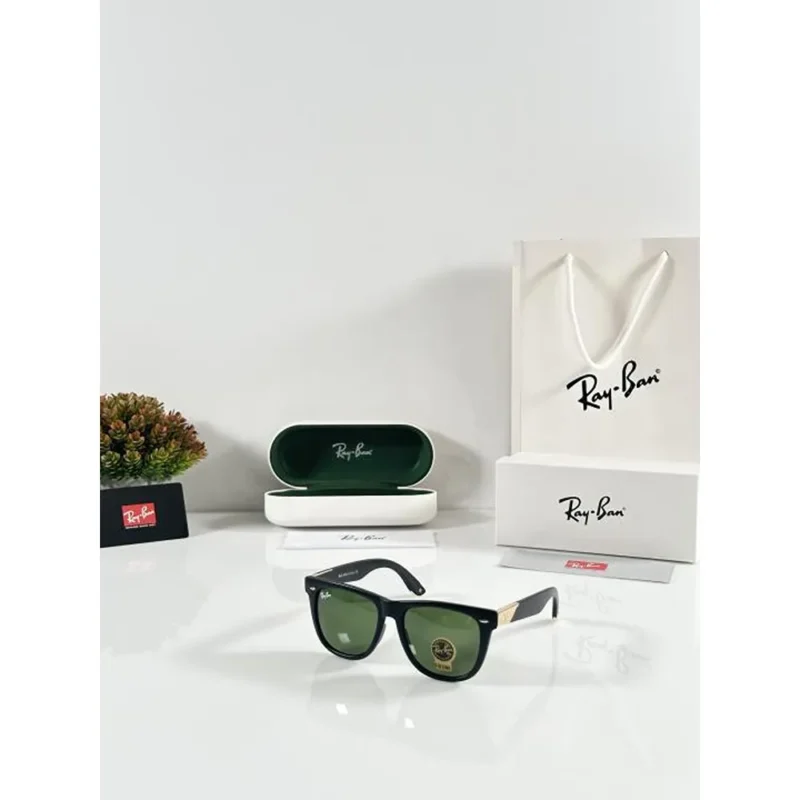 Premium Rayban Sunglasses 2140 Black Green (SUP131)