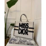 Trendy Miss Dior Tote Bag With Og Box Carry Bag For Women (FT974)