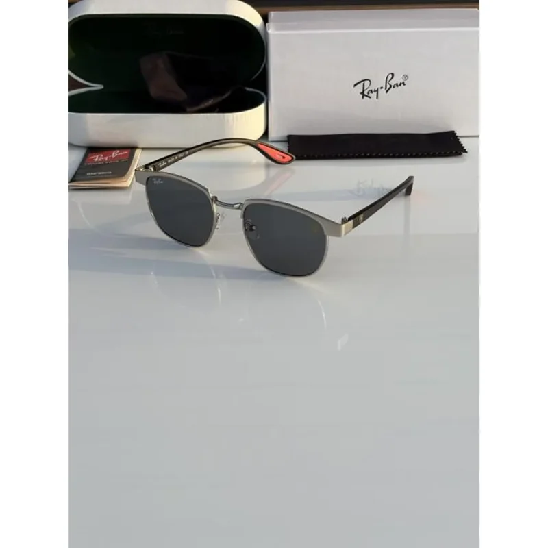 Premium Rayban Sunglasses 03 Silver Black (SUP133)